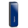 Apacer USB flash disk, USB 2.0, 32GB, AH334, niebieski, AP32GAH334U-1, USB A, z wysuwanym złączem - obrazek 2