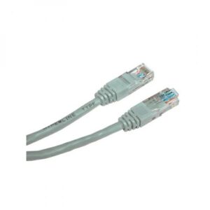 Przewód LAN UTP crossover patchcord, Cat.5e, RJ45 M - RJ45 M, 3 m, nieekranowany, krzyżowy, szary, do połączenia 2 PC Logo blistr