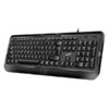 Genius KB-118, klawiatura US, klasyczna, wodoodporny rodzaj przewodowa (USB), czarna - obrazek 2
