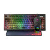 Marvo CM310 EN, RGB zestaw klawiatura + mysz i podkładka dla graczy, US, do gry, membranowa rodzaj przewodowa (USB), czarna, podśw - obrazek 2