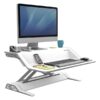 Stanowisko do pracy, Sit-Stand Lotus, biała, plastik-metal, Fellowes, EOL - obrazek 3