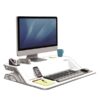 Stanowisko do pracy, Sit-Stand Lotus, biała, plastik-metal, Fellowes, EOL - obrazek 4