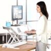 Stanowisko do pracy, Sit-Stand Lotus, biała, plastik-metal, Fellowes, EOL - obrazek 7