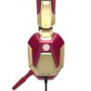 E-blue IRON MAN EHS908, Gaming Headset, słuchawki z mikrofonem, przewodowaczerwona, 2x 3.5 mm jack + USB - obrazek 2