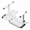 ULTRADESK Biurko dla gracza WINGER - biały, 111x155x60 cm, 75-122 cm, elektycznie regulowany, podświetlenie RGB, uchwyt na słuchaw - obrazek 8