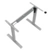 Stelaż / podstawa biurka, elektycznie regulowany, regulacja rozstawu 500mm, szary, 70 kg nośność, ergo - obrazek 5
