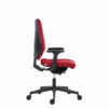 Powerton Ergonomiczny fotel biurowy Sima, Czerwony - obrazek 3