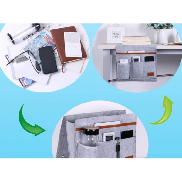 Organizer z filcu szarość ORM03SZ-FILC - obrazek 3