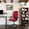 Powerton Ergonomiczny fotel biurowy Sima, Czerwony - obrazek 7
